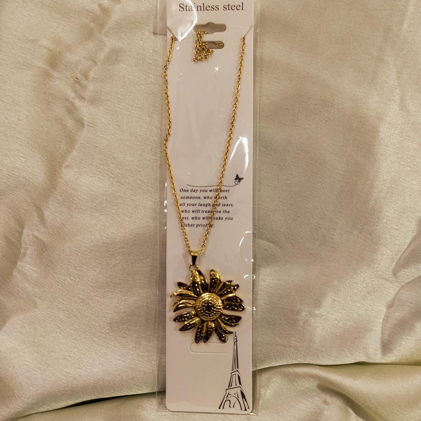 Golden Chain With Golden Flower