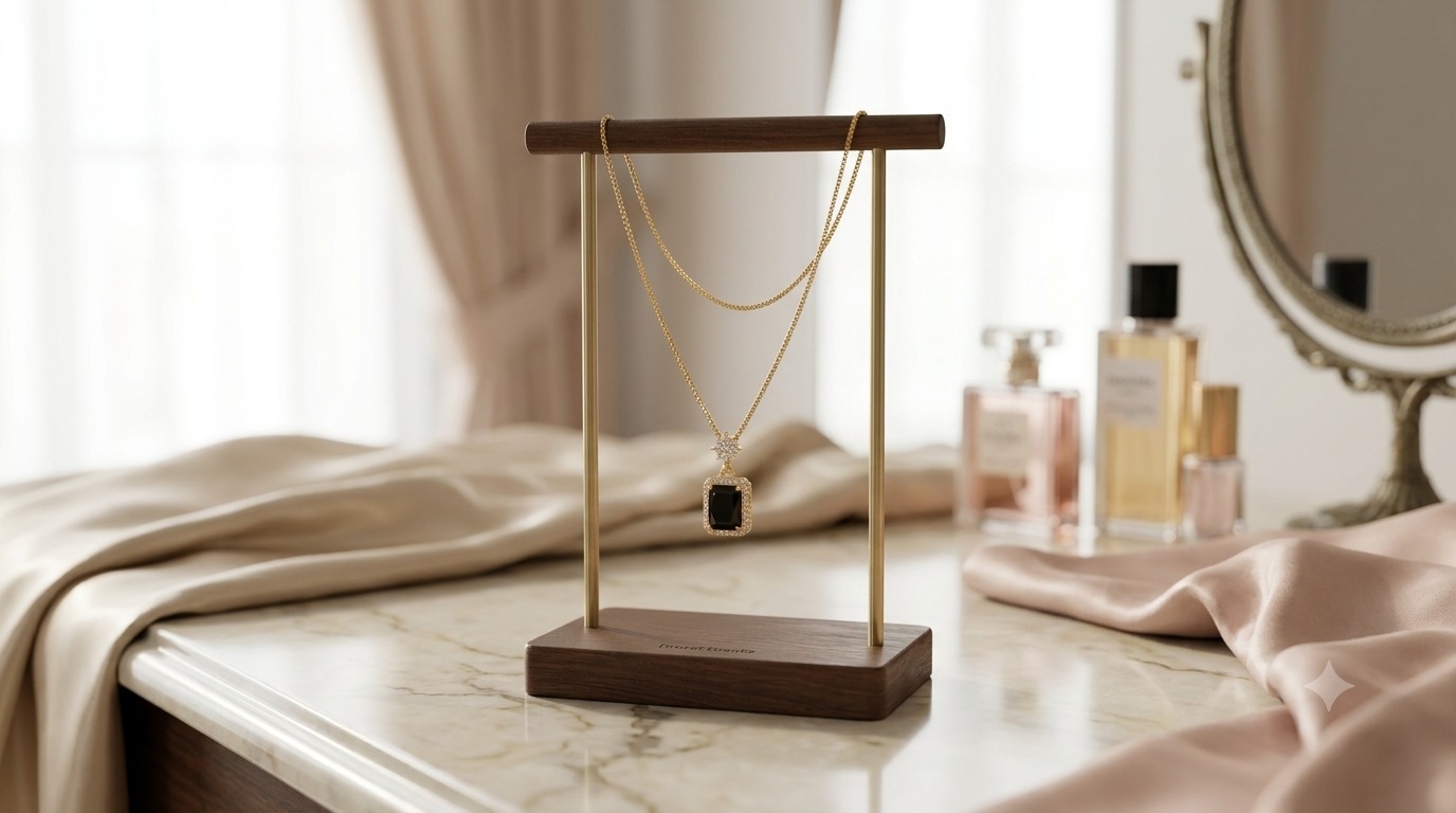 Premium Stone Pendant Black